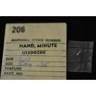Minute Hand - Gilt Plume H014 Image