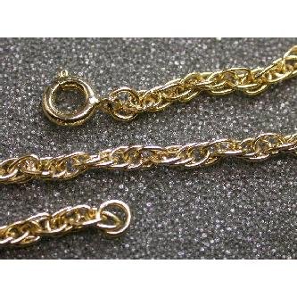 Double Rope 14K Gold Plated Chain Image