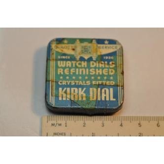 Vintage Watch Parts Tin - Empty (KD01) Image